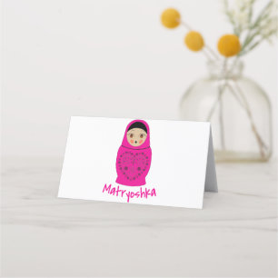 Matryoshka Place Card
