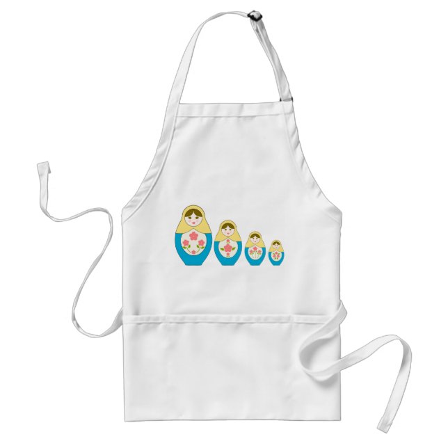 Matryoshka Russian Nesting Dolls Standard Apron (Front)