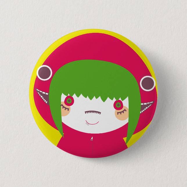 Matryoska (pin 2) 2 inch round button (Front)