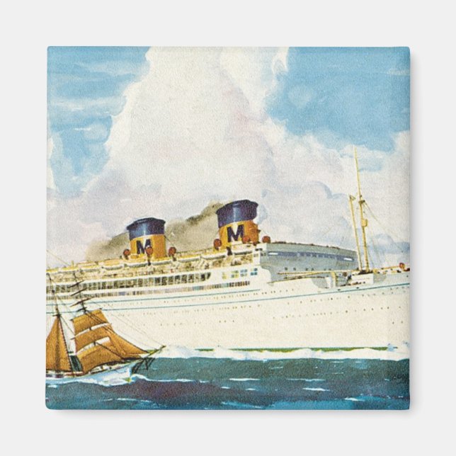 Matson Liner to Hawaii Magnet (Front)
