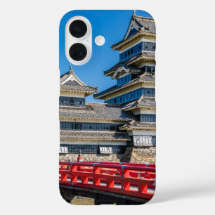 Matsumoto castle and bridge iPhone 16 case