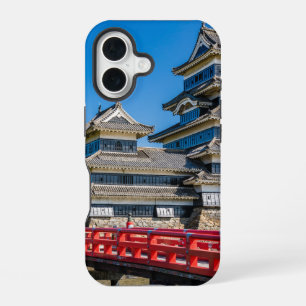 Matsumoto castle and bridge iPhone 16 case