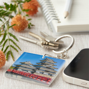 Matsumoto castle and bridge keychain