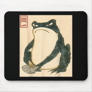 Matsumoto Hoji Japanese Frog Ukiyo-e Toad Meme Aes Mouse Pad