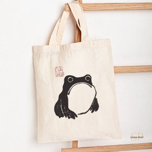 Matsumoto Hoji Sad Frog Japanese Art Tote Bag