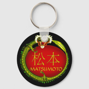 Matsumoto Monogram Dragon Keychain