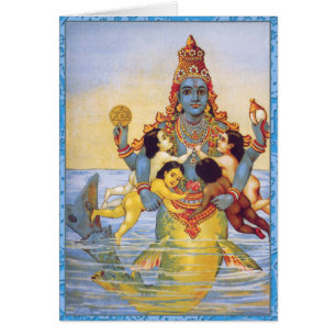 Matsya with the Vedas as Infants