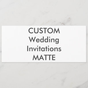 MATTE 120 livres Invitations de mariage de 9,25 po