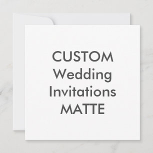 MATTE 120lb 5,25 pouces Carré invitation de mariag