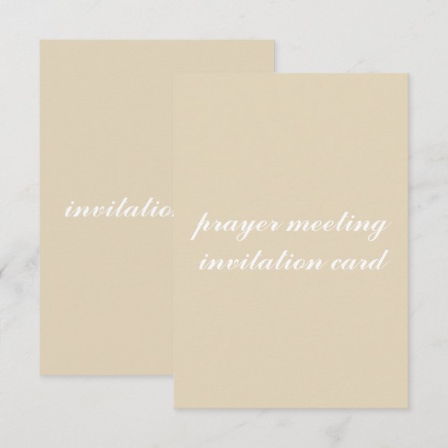 matte 3.5"x5", standard white envelope included invitation (Front/Back)