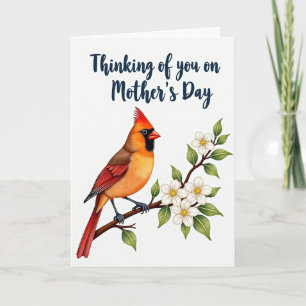 Matte Bird Branch Mothers Day Card