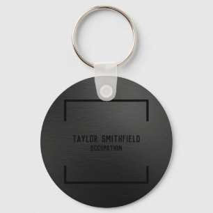Matte Black Keychain