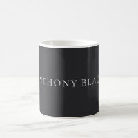 Matte Black Minimalist Plain Elegant Classical