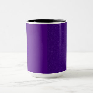 Matte + Bruit Split Purple Café Mug - Personnalise