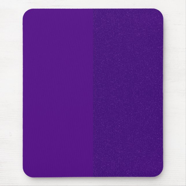 Matte & Glitter Purple Mousepad – Customizable (Front)