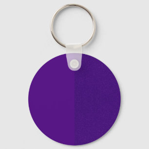 Matte & Glitter Purple Split Keychain – Customize