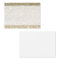Matte gold sparkle business cards or RSVP card