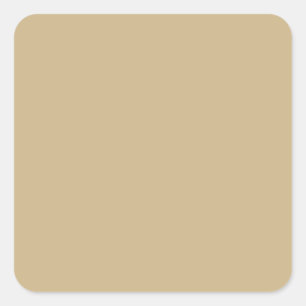 Matte Gold Square Sticker