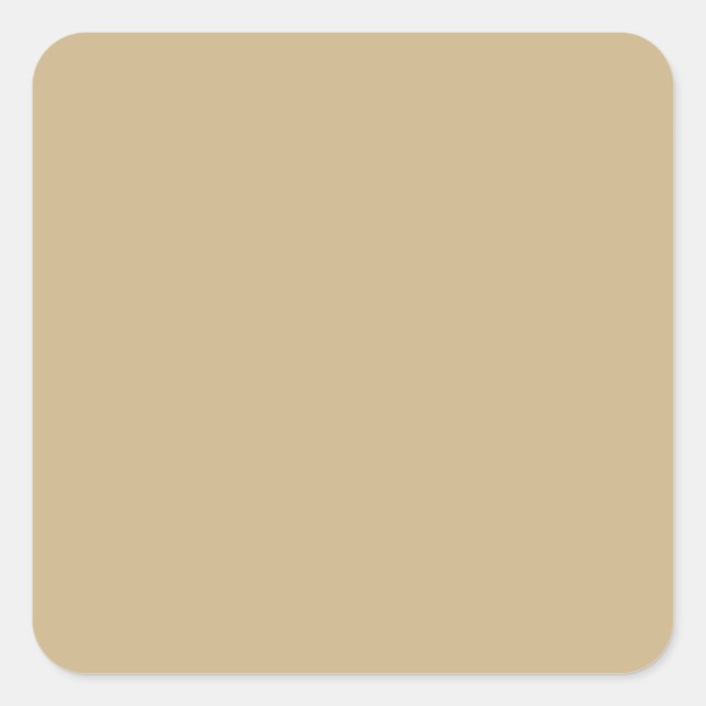 Matte Gold Square Sticker (Front)