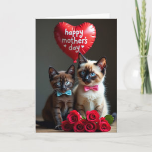 Matte Kitten Friends Card