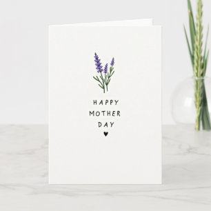 Matte Purple Blossom Card