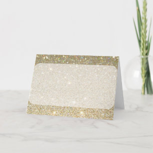 Matte sparkle gold invite for any occasion