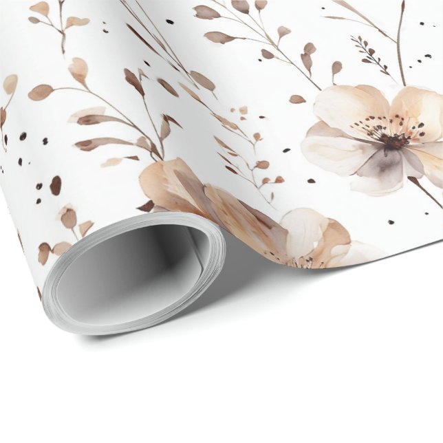 Matte Wrapping Paper for gifts wrapped (Roll Corner)