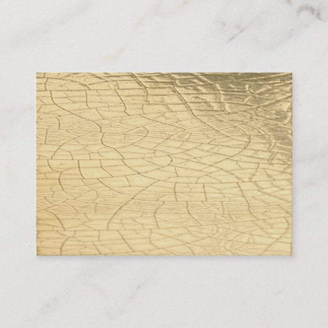 Matted gold stone Business Card (Front)