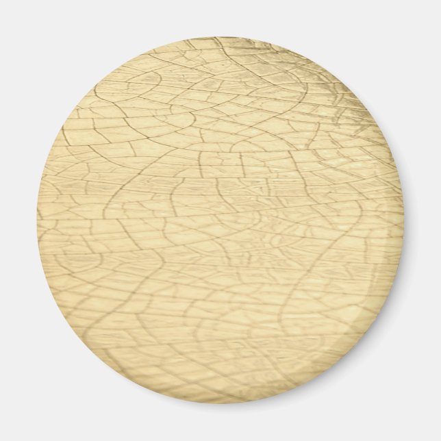 Matted gold stone magnet (Front)