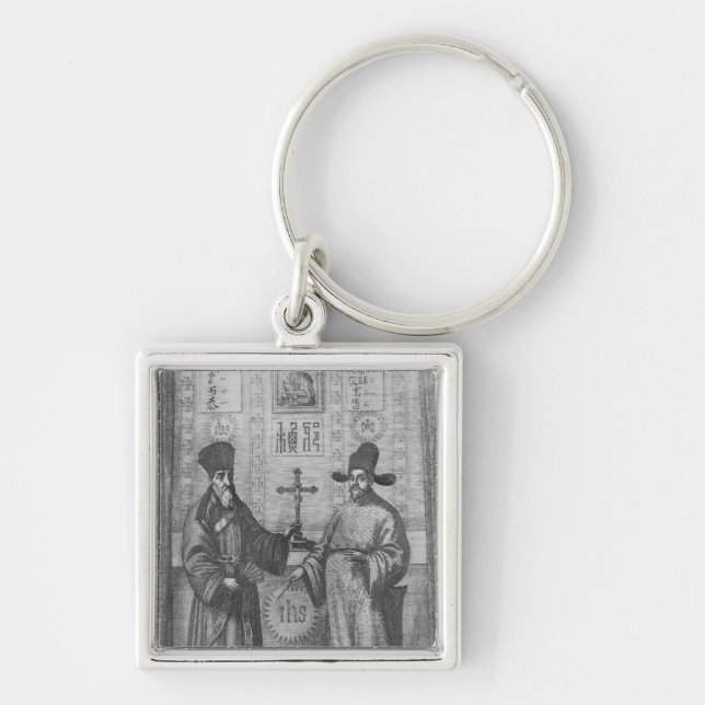 Matteo Ricci  and Paulus Li Keychain (Front)
