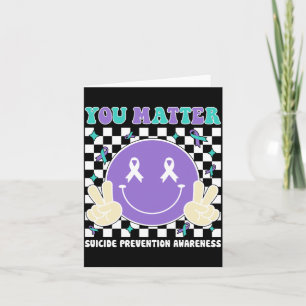 Matter Teal Purple Awareness Mental Health Card