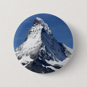 Matterhorn, Alps 2 Inch Round Button