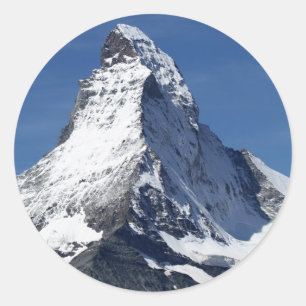 Matterhorn, Alps Classic Round Sticker