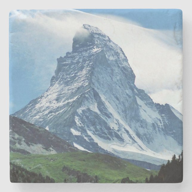 Matterhorn, Alps Stone Coaster (Front)