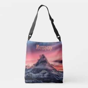 Matterhorn Mountain Europe Alps Switzerland Italy Crossbody Bag