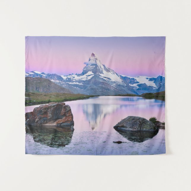 Matterhorn mountain in Zermatt, Switzerland Tapestry (Front (Horizontal))