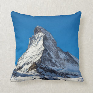 Matterhorn photo throw pillow
