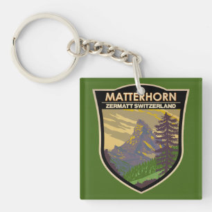 Matterhorn Suisse Travel Art Vintage