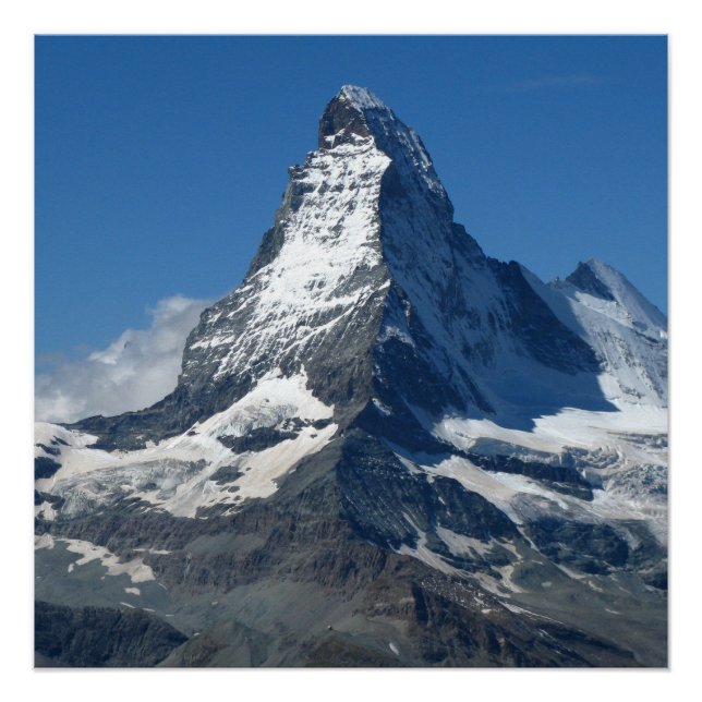 Matterhorn Swiss Alps Poster Paper (Front)