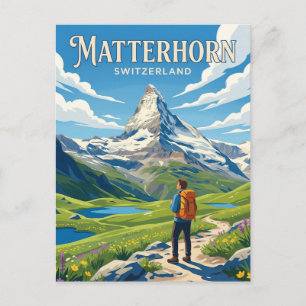 Matterhorn Switzerland Postcard