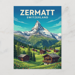 Matterhorn Switzerland Postcard