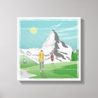 matterhorn travel poster Switzerland
