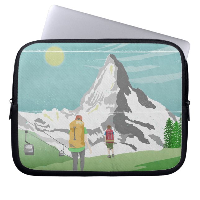 matterhorn travel poster Switzerland Laptop Sleeve (Front)