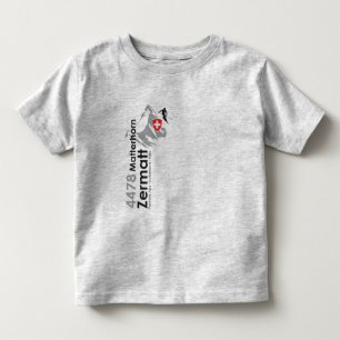 Matterhorn-Zermatt skiing Toddler T-shirt