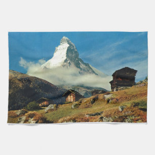 Matterhorn, Zermatt, Switzerland Kitchen Towel