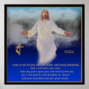 Matthew 11:28 poster