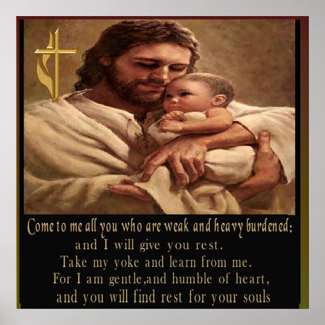 Matthew 11:28 Poster (Devant)