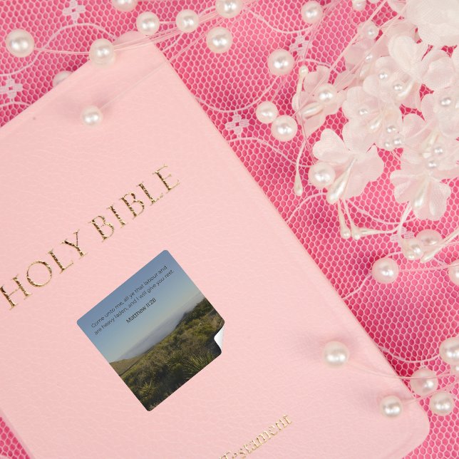 Matthew 11:28 Sticker – Desert Faith Collection (Créateur téléchargé)