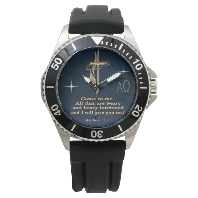 Matthew 11:28 watch (Front)