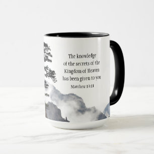 Matthew 13:11 Secrets of the Kingdom of Heaven Mug